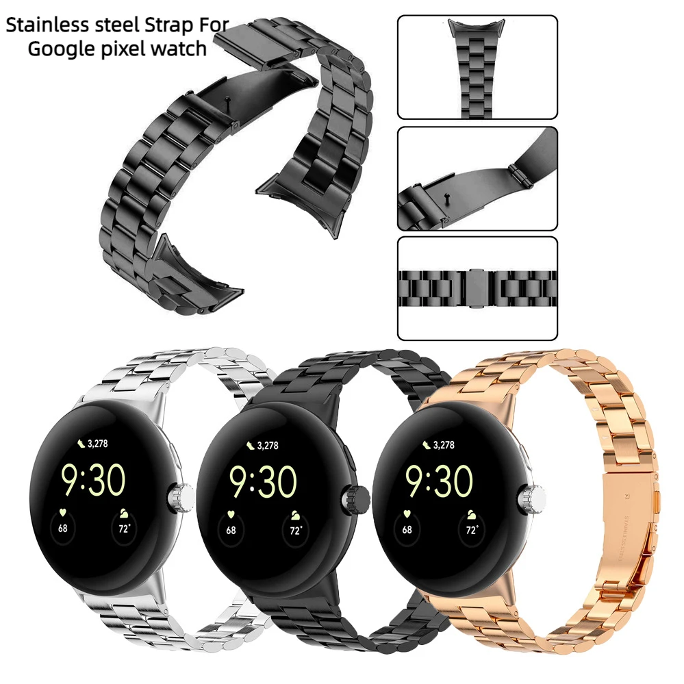 Stainless steel Strap For google pixel watch Metal Bracelet Correa Watchband For Google Pixel Watch Women Men Strap Accessories
Stainless steel Strap For google pixel watch Metal Bracelet Correa Watchband For Google Pixel Watch Women Men Strap Accessories