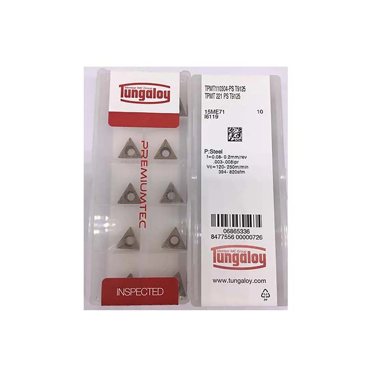 Tungaloy 100% Original TPMT TPMT110308 TPMT110304 TPMT110204 TPMT090204 PS NS9530 Medium-Roughing Carbide Turning Inserts
Tungaloy 100% Original TPMT TPMT110308 TPMT110304 TPMT110204 TPMT090204 PS NS9530 Medium-Roughing Carbide Turning Inserts