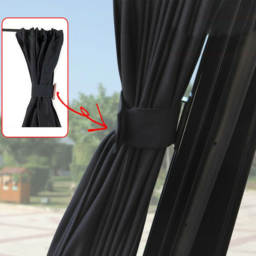 

2pc Universal Car Sun Shade Cover UV Protect Curtain Side Window Sunshade Window Curtain Auto Rear Windshield Sun Block