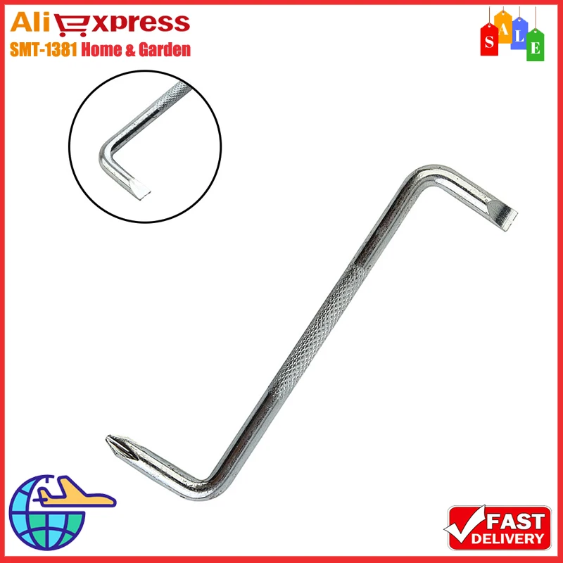 Z-Type 6mm Slotted Screwdriver Magnetic Tip Screw Driver Spanner Double Head Turning Screwdrivers Car Repair Tool Hand Tools
Z-Type 6mm Slotted Screwdriver Magnetic Tip Screw Driver Spanner Double Head Turning Screwdrivers Car Repair Tool Hand Tools
