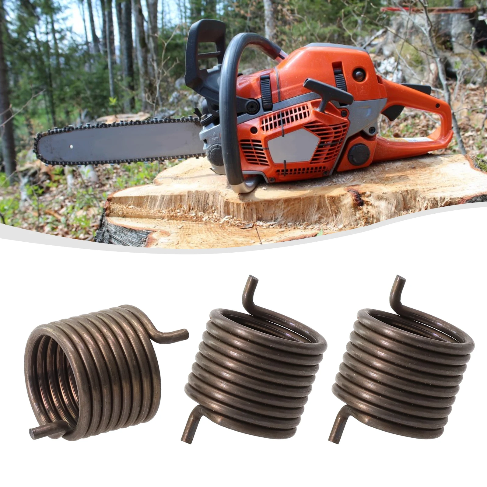 3 Pcs Recoil Spring For Husqvarna 340 345 350 435 435E 445 450 450E 15812S Chainsaw For Gardening Tools Dropship
3 Pcs Recoil Spring For Husqvarna 340 345 350 435 435E 445 450 450E 15812S Chainsaw For Gardening Tools Dropship