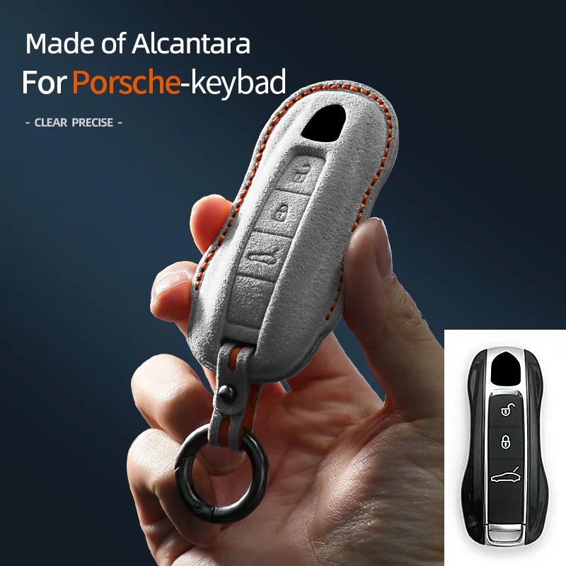 Car Key Case Alcantara High-quality Cover Accessories For Porsche Panamera Spyder Carrera Macan Cayman Cayenne 911 970 981 991
Car Key Case Alcantara High-quality Cover Accessories For Porsche Panamera Spyder Carrera Macan Cayman Cayenne 911 970 981 991