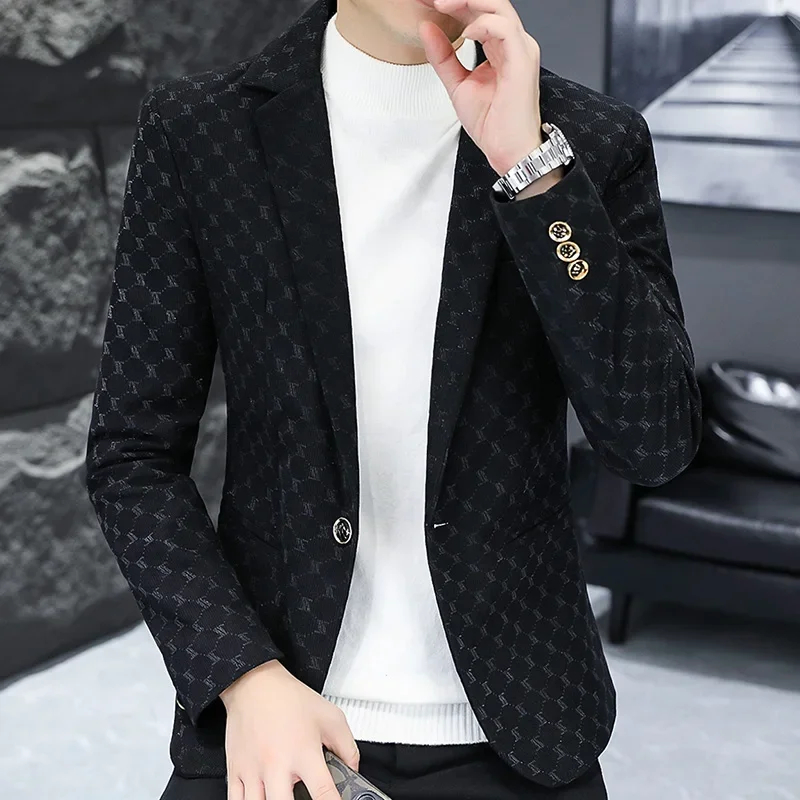 Main Push New Explosive Long Sleeve Trend Small Suit Men Korean Version of Handsome Fashion Men's Clothing Loose Coat Men
Main Push New Explosive Long Sleeve Trend Small Suit Men Korean Version of Handsome Fashion Men's Clothing Loose Coat Men
