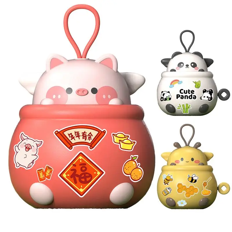 

Money Jar for Cash Saving Cute Large Coin Bank Storage Box Saving Money Box for New Year's Money Collection Practical Gifts
