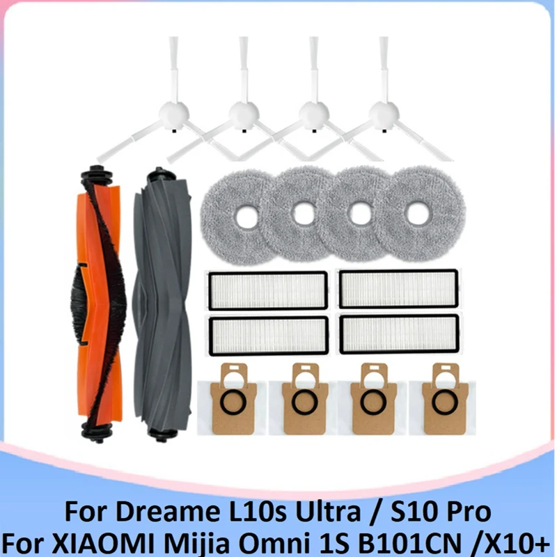Запчасти для робота-пылесоса Dreame L10S Ultra / S10 Pro Vac для XIAOMI Mijia Omni 1S B101CN Robot X10 + основной боковой Щетка Фильтр Швабра
Запчасти для робота-пылесоса Dreame L10S Ultra / S10 Pro Vac для XIAOMI Mijia Omni 1S B101CN Robot X10 + основной боковой Щетка Фильтр Швабра