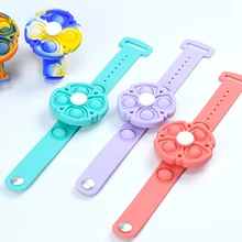 Fun Push Bubble Finger Press Rotatable Bubble Bracelet Fingertip Toy Children's Decompression Sensory Toy Pinch Music
Fun Push Bubble Finger Press Rotatable Bubble Bracelet Fingertip Toy Children's Decompression Sensory Toy Pinch Music