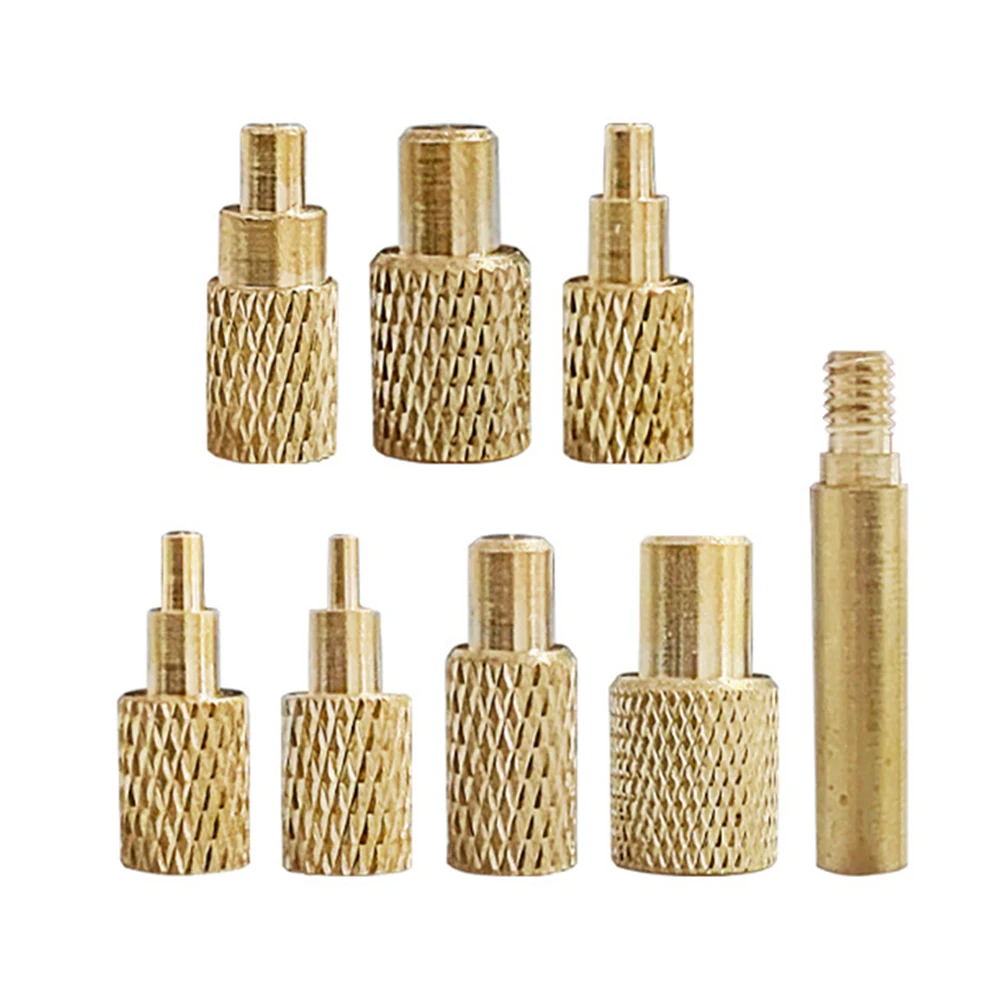 8pcs Metal Insert Internal Thread Head M2-M8 Brass Hot Melt Insert Nut Insertion Internal Thread Hot Melt Nut Press Head Tools
8pcs Metal Insert Internal Thread Head M2-M8 Brass Hot Melt Insert Nut Insertion Internal Thread Hot Melt Nut Press Head Tools
