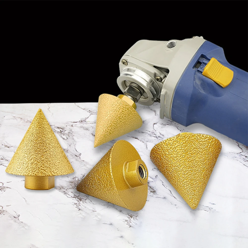 1PC M10 Diamond Chamfer Bits 38mm/50mm Cone Carve Polishing Grinding Wheel For Porcelain Tiles Cutter Trimming
1PC M10 Diamond Chamfer Bits 38mm/50mm Cone Carve Polishing Grinding Wheel For Porcelain Tiles Cutter Trimming
