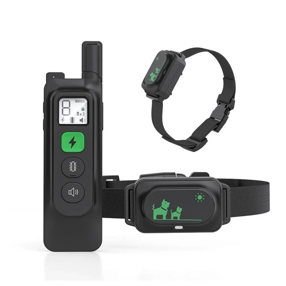 

New Control Dog Training Collar Help Behavior Aids Anti Barking Electric Shocker With Shock Vibration Sound Remote For Dogs