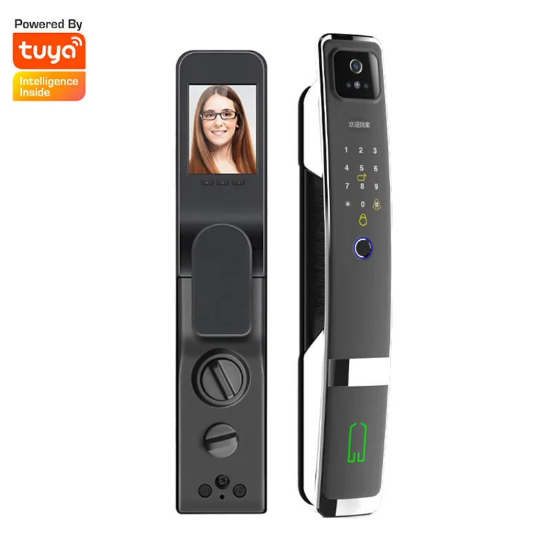 Tuya 3D facial recognition fully automatic fingerprint lock, visual cat eye with screen capture intelligent linkage lock
Tuya 3D facial recognition fully automatic fingerprint lock, visual cat eye with screen capture intelligent linkage lock