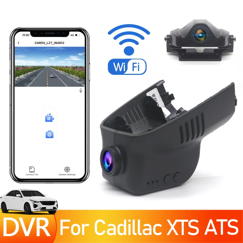 

Special Car DVR 4K Dash Cam Camera Wifi Video Recorder 24H Parking Monitoring For Cadillac XTS ATS 2014 2015 2016 2017 2018 2019