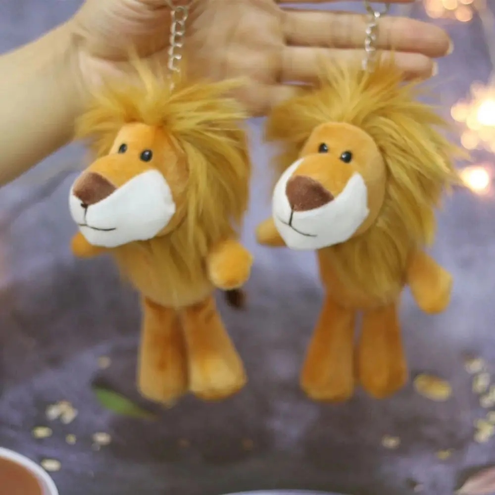 Cute Children Gift Car Keyring Key Chain Key Ring Hanging Decoration Little Lion Doll Plush Keychain Keychain Plush Doll
Cute Children Gift Car Keyring Key Chain Key Ring Hanging Decoration Little Lion Doll Plush Keychain Keychain Plush Doll
