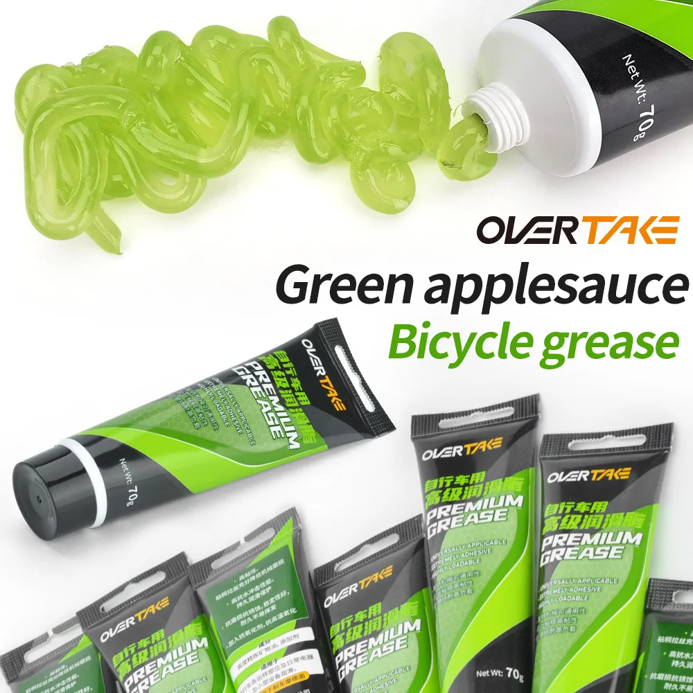 GOLDIX Bicycle grease Green applesause Bearing Grease Hub BB Lubricants Oil Lubricant Lube Lipid Elements for Shimano Sram
GOLDIX Bicycle grease Green applesause Bearing Grease Hub BB Lubricants Oil Lubricant Lube Lipid Elements for Shimano Sram