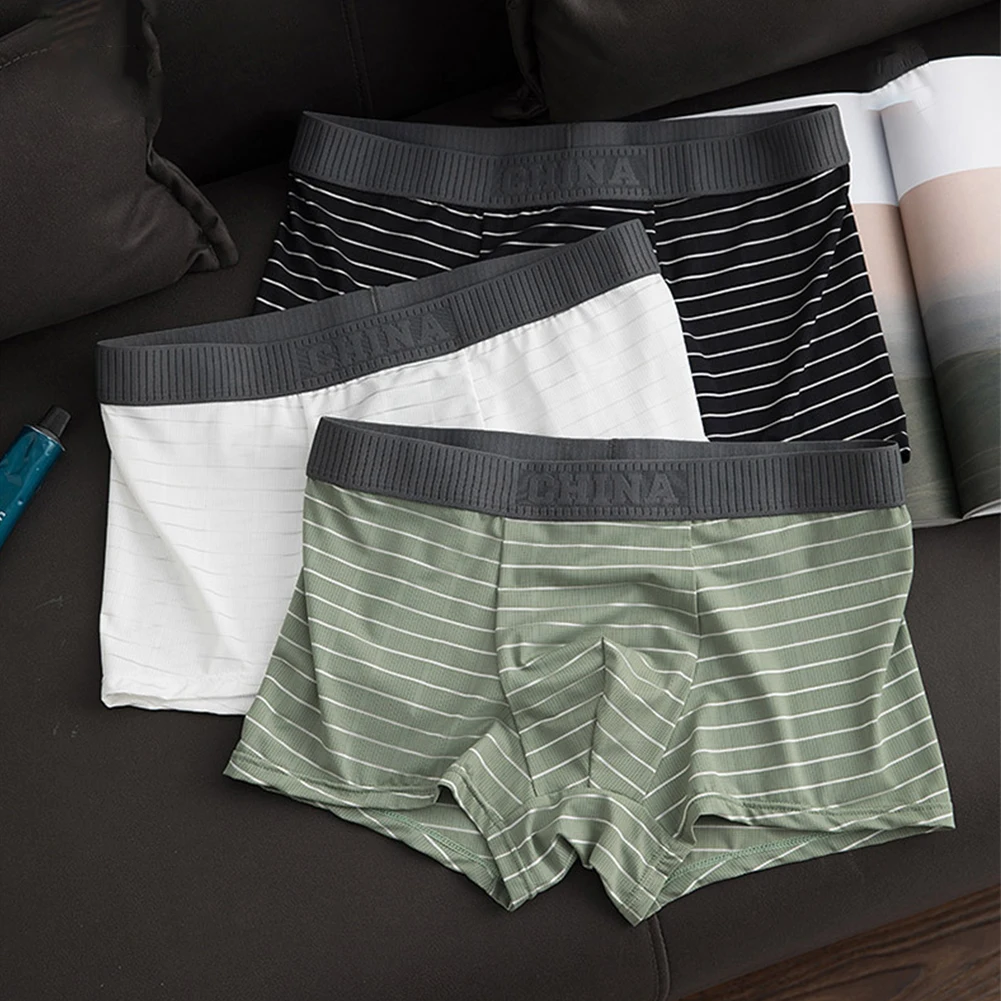 Mens Panties Cotton Men's Underwear Breathable Man Boxershorts Comfortable Striped Contrast Men Underpants Large Size M-XXL
Mens Panties Cotton Men's Underwear Breathable Man Boxershorts Comfortable Striped Contrast Men Underpants Large Size M-XXL