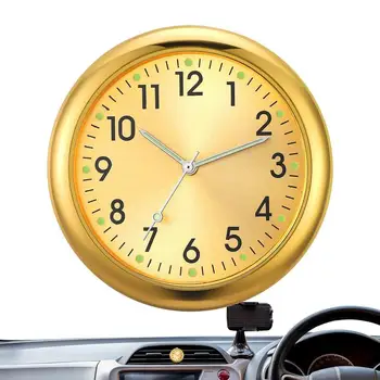 차량용 대시보드 시계, 빛나는 자동차 대시보드 시계, 석영 자동차 교체 시계, 소형 아날로그 시계, 차량용 스티커