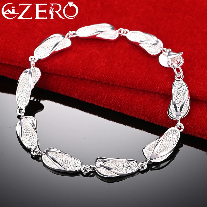 ALIZERO 925 Sterling Silver Unique Design Shoe Bracelet Chain For Woman Fashion Party Jewelry Charm Accessories Holiday Gift
ALIZERO 925 Sterling Silver Unique Design Shoe Bracelet Chain For Woman Fashion Party Jewelry Charm Accessories Holiday Gift