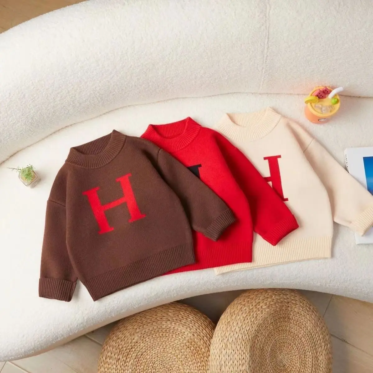 Autumn Winter 2023 New Baby Boys Girs Sweater Girl Children Knitted Clothes Kids Pullover Jumper Toddler Sweater
Autumn Winter 2023 New Baby Boys Girs Sweater Girl Children Knitted Clothes Kids Pullover Jumper Toddler Sweater