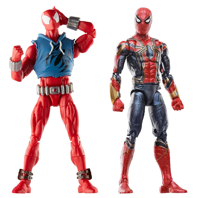 

Marvel Legends Spider-man Comics Action Figure Scarlet Spider Spider-shot Last Stand Anime Figures Figurine Statue Model Dolls