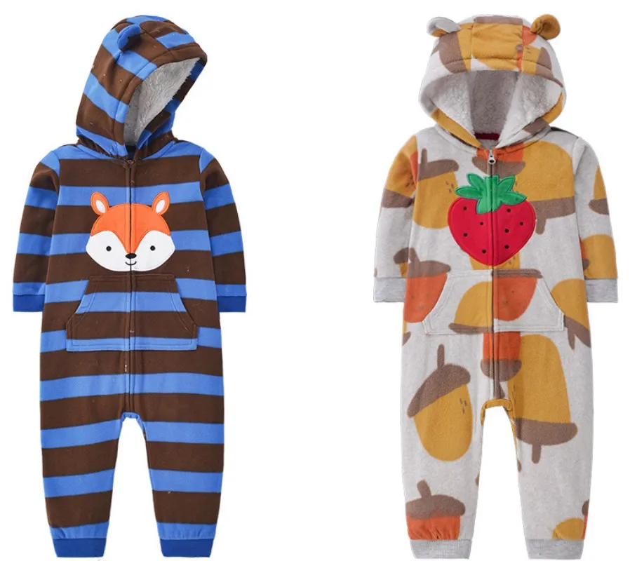 Spring and Autumn Warm Baby jumpsuit 2024 New boys and girl Infant Clothing Coral Velvet Hooded Babe Animal Romper 9-18 months 
Spring and Autumn Warm Baby jumpsuit 2024 New boys and girl Infant Clothing Coral Velvet Hooded Babe Animal Romper 9-18 months