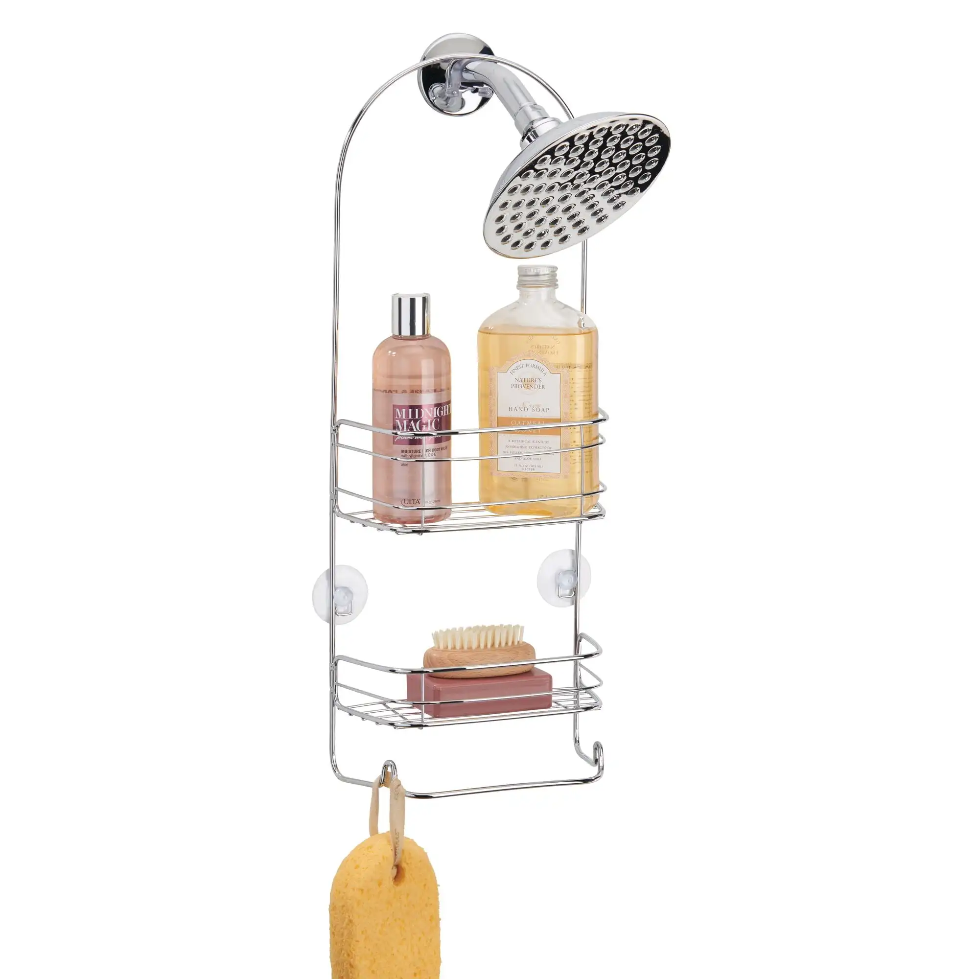 Mainstays Rondo Durable Steel Hanging 2 Shelf Shower Organizer, Metallic Chrome
Mainstays Rondo Durable Steel Hanging 2 Shelf Shower Organizer, Metallic Chrome