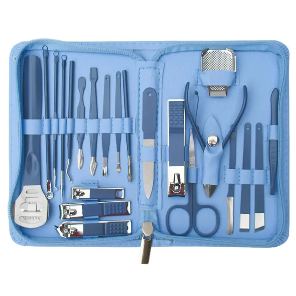 22 Pcs Manicure Cutters Nail Clipper Household Stainless Steel Ear Spoon Nails Clippers Pedicure Nail Scissors Tool Kit
22 Pcs Manicure Cutters Nail Clipper Household Stainless Steel Ear Spoon Nails Clippers Pedicure Nail Scissors Tool Kit