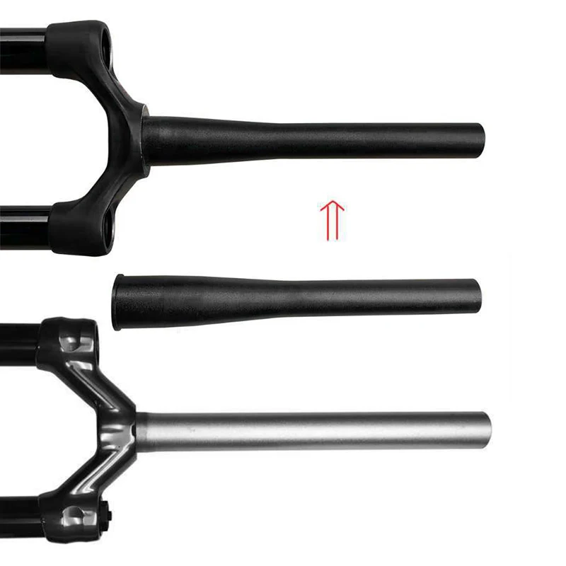 Bicycle Tapered Steerer Tube Front Fork Extension Head Tube Cone Tube: 270*39.8mm Straight Tube: 270*32mm Fork Repair Parts
Bicycle Tapered Steerer Tube Front Fork Extension Head Tube Cone Tube: 270*39.8mm Straight Tube: 270*32mm Fork Repair Parts