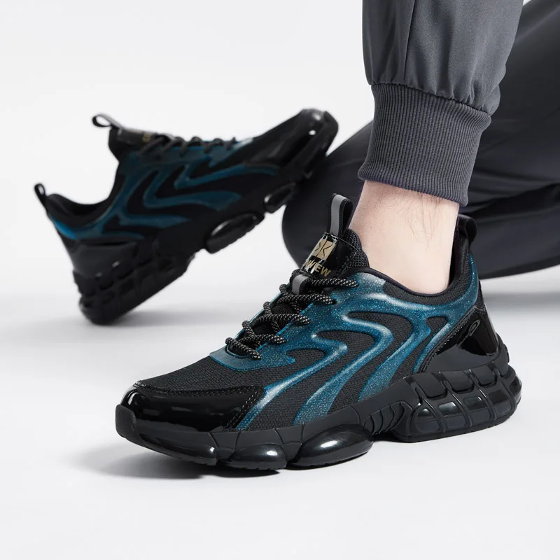 Men Shoes Running Sneakers Breathable Light Trendy Sports Shoes Mesh Cushioning Black Basket Footwear Male Zapatillas Hombre 
Men Shoes Running Sneakers Breathable Light Trendy Sports Shoes Mesh Cushioning Black Basket Footwear Male Zapatillas Hombre