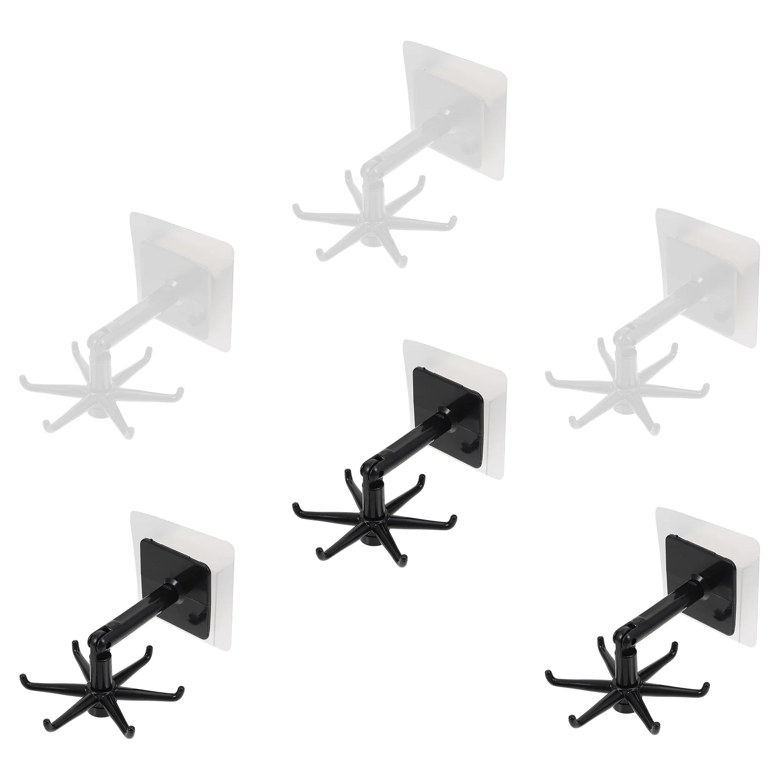 6 Pcs Wall Mounted Cutlery Holder Swivel Hook Sticking Pothook Sundries Storage Rack
6 Pcs Wall Mounted Cutlery Holder Swivel Hook Sticking Pothook Sundries Storage Rack