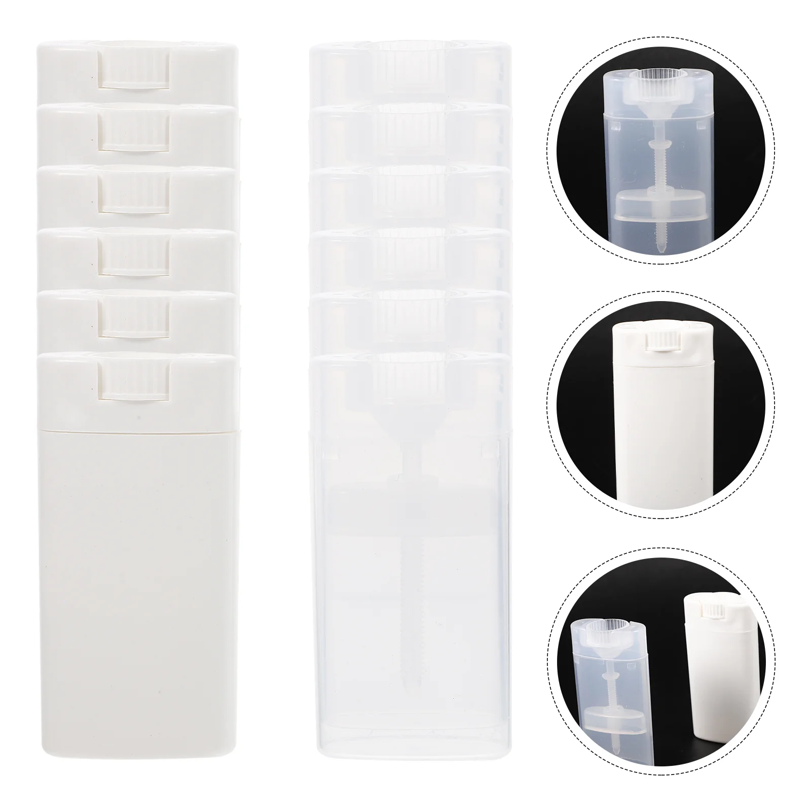 12 Pcs Deodorant Cream Bottle Paste Bottles Empty Filling Body Container for Home Pp
12 Pcs Deodorant Cream Bottle Paste Bottles Empty Filling Body Container for Home Pp