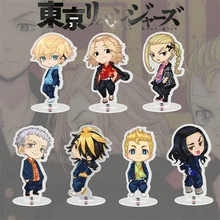 

Anime Cartoon Q Tokyo Revengers New Figure Manjiro Ken Takemichi Hinata Atsushi 8cm Acrylic Stand Model Fans Gift Collection