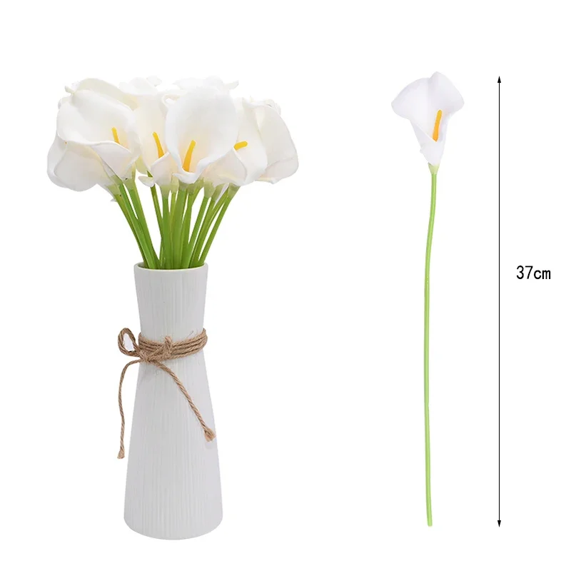 10Pcs Artificial Flowers PU Calla Lily Flores Bouquets Wedding Decoration Fake Flowers Home Decoration Artificial Plants
10Pcs Artificial Flowers PU Calla Lily Flores Bouquets Wedding Decoration Fake Flowers Home Decoration Artificial Plants
