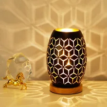 Modern Hollow LED Table Lamp Bedroom Bedside Solid Wood Atmosphere Table Lamp 
Modern Hollow LED Table Lamp Bedroom Bedside Solid Wood Atmosphere Table Lamp