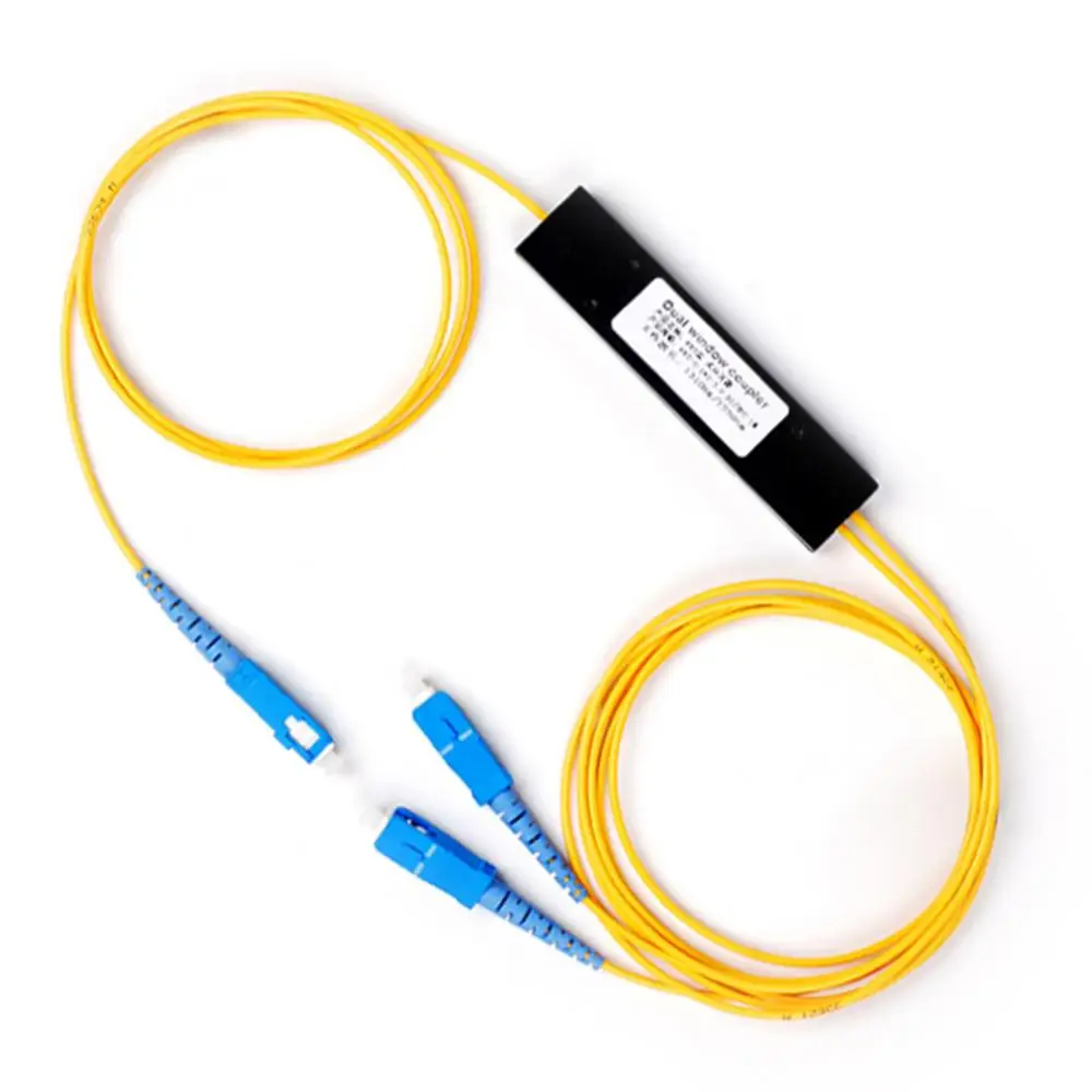 SC UPC 1X2 PLC Singlemode Fiber Optical Splitter FBT Optical Coupler 1X2 Fiber Optical Splitter
SC UPC 1X2 PLC Singlemode Fiber Optical Splitter FBT Optical Coupler 1X2 Fiber Optical Splitter