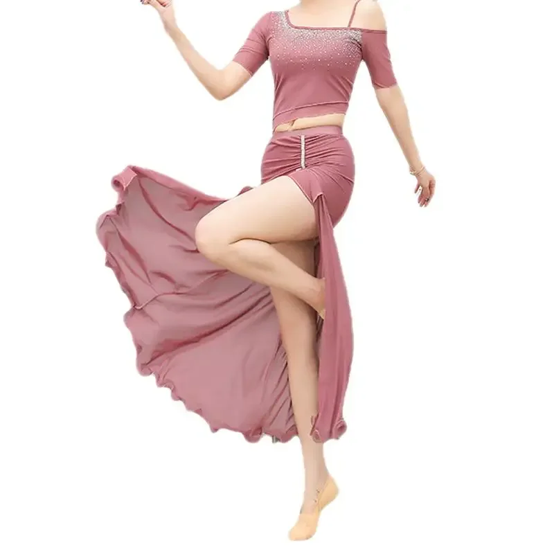

Female Elegant Skirt Belly Dance Costume Set Goddess Oriental Dance Training Suit For Women Belly dancing Performance Clothing