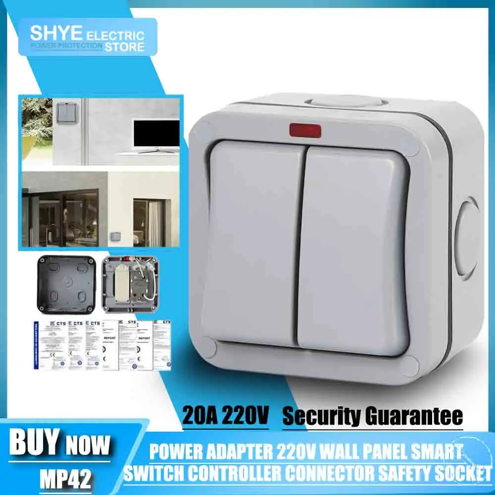 Power Adapter 220V Wall Panel Smart Switch Garage Greenhouse Electrical Growth Light Doorbell Controller Connector Safety Socket
Power Adapter 220V Wall Panel Smart Switch Garage Greenhouse Electrical Growth Light Doorbell Controller Connector Safety Socket