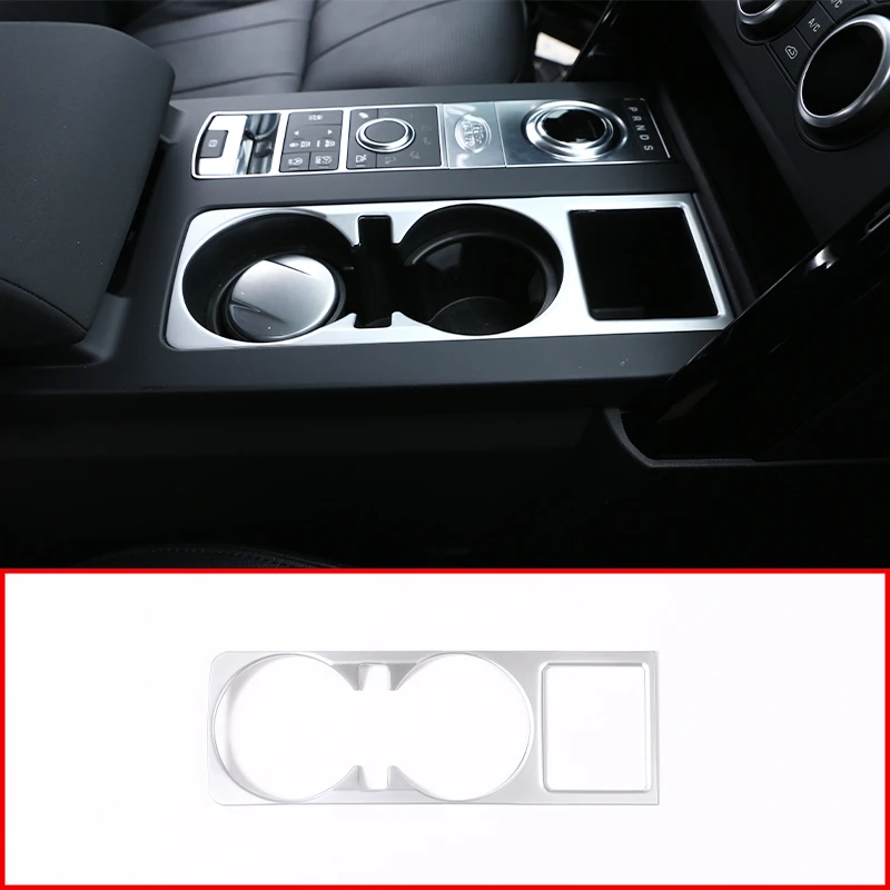 For Land Rover Discovery 5 LR5 L462 3.0 V6 2017-2020 Center Console Cup Holder Cover Trim ABS Matte Chrome Interior Accessories
For Land Rover Discovery 5 LR5 L462 3.0 V6 2017-2020 Center Console Cup Holder Cover Trim ABS Matte Chrome Interior Accessories