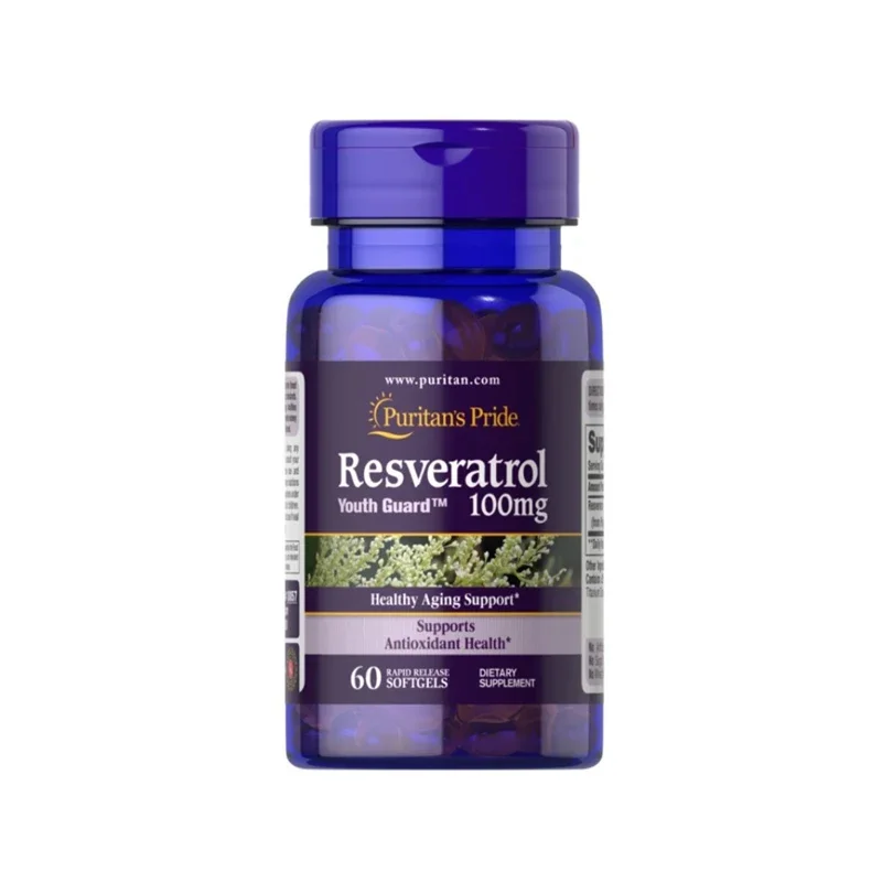 

Resveratrol extract soft capsules can reduce oxidative stress and damage of cells and delay cell aging Dietary supplement