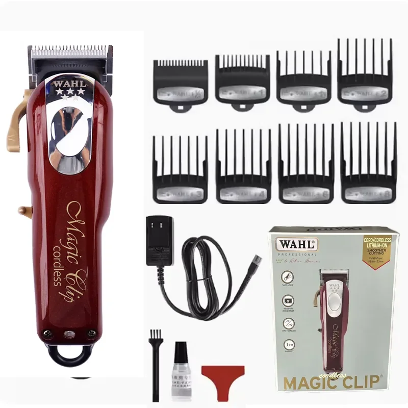 

Men's Wahl 8148 Magic Clip Professional Hair Clipper for The Head Electric Cordless Trimmer for Men Barber Cutting Machine