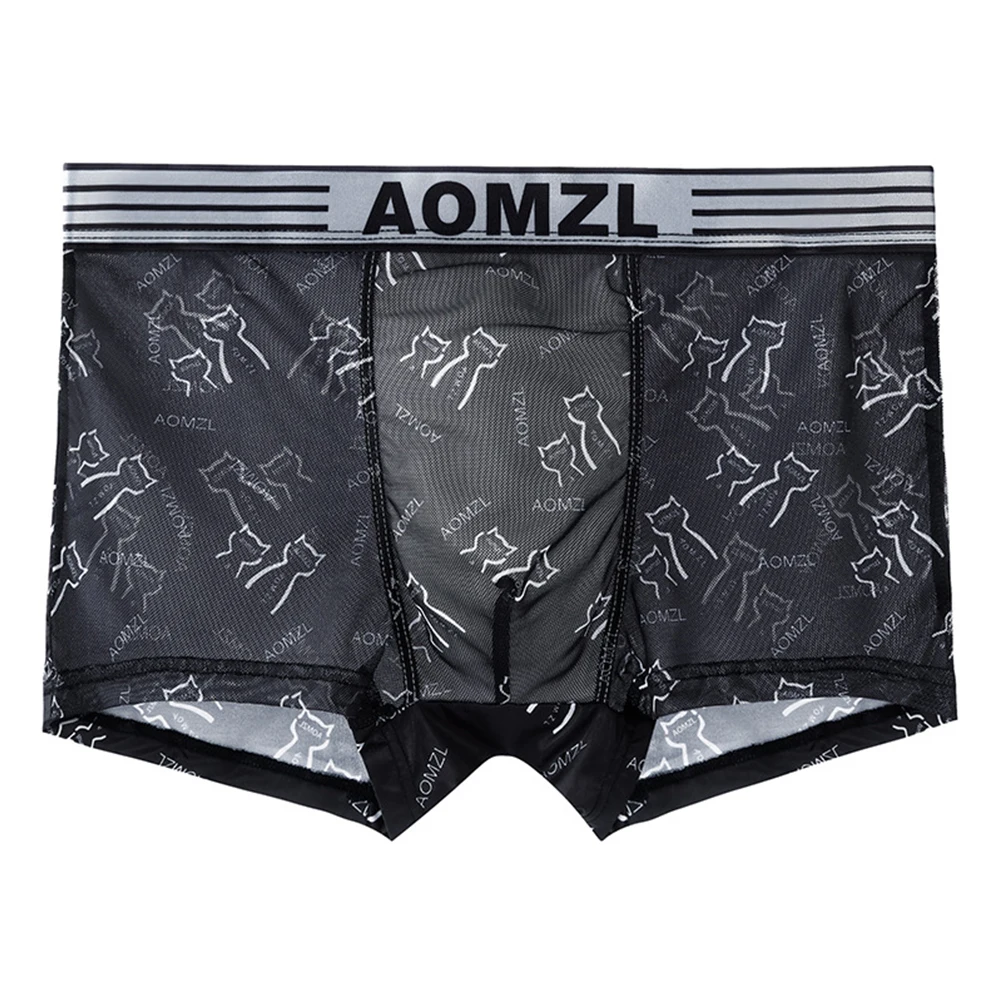 Men Sexy Net Yarn Printed Boxer Briefs Underwear Low Waist Breathable Sheer Mesh Underpants Bulge Pouch Panties Knickers
Men Sexy Net Yarn Printed Boxer Briefs Underwear Low Waist Breathable Sheer Mesh Underpants Bulge Pouch Panties Knickers