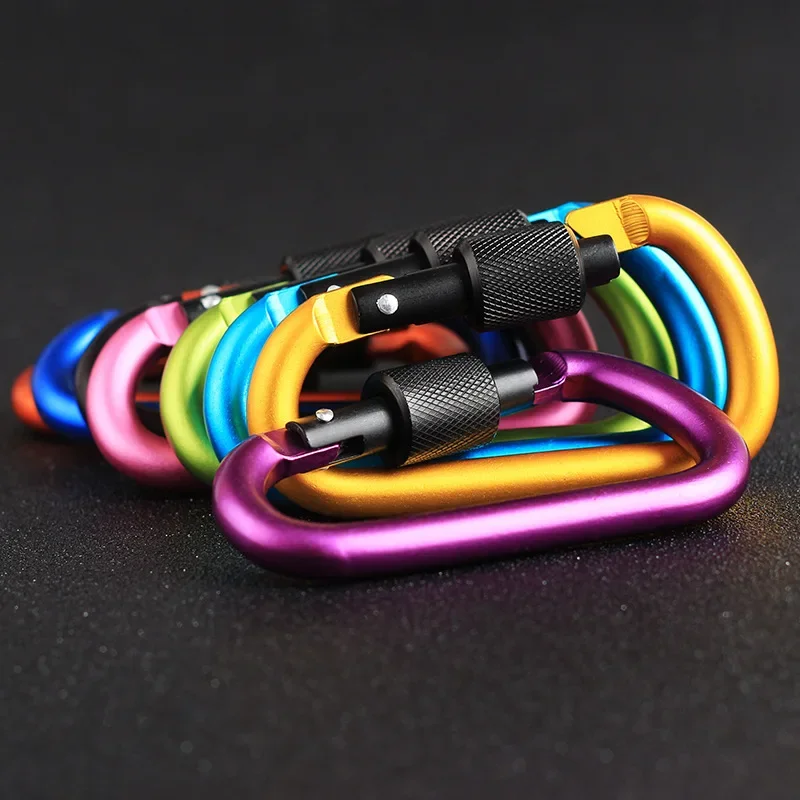 Outdoor Essentials - 8Pcs Hanging Aluminum Carabiner D-Ring Keychain Clip Camping Snap Hook Kit
Outdoor Essentials - 8Pcs Hanging Aluminum Carabiner D-Ring Keychain Clip Camping Snap Hook Kit