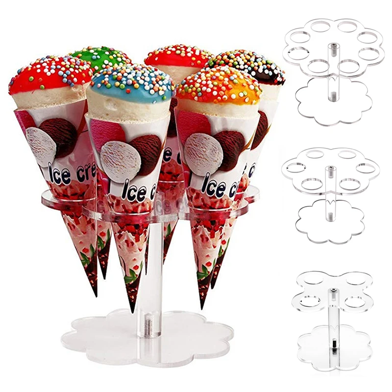 4/6/8 Holes Round Acrylic Ice Cream Cone Dessert Holder Display Stand Wedding Party Dining Bar Supplies Party Shelf Organizer
4/6/8 Holes Round Acrylic Ice Cream Cone Dessert Holder Display Stand Wedding Party Dining Bar Supplies Party Shelf Organizer