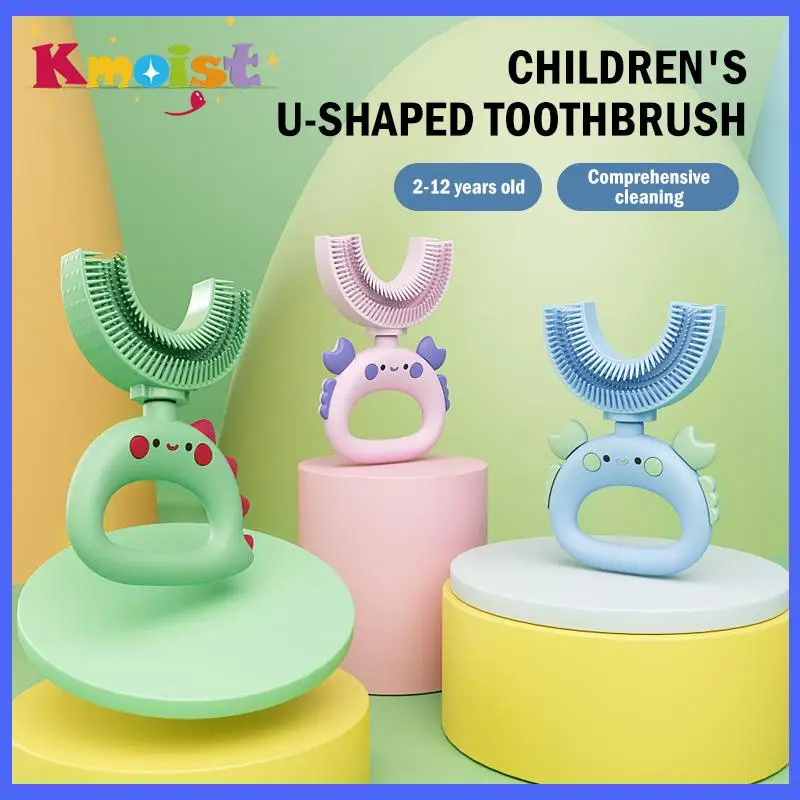 Children Toothbrush 360Degree U-Shaped Child Protective Toothbrush Teethers Brush Cartoon Silicone Kids Teeth Oral Care Cleaning
Children Toothbrush 360Degree U-Shaped Child Protective Toothbrush Teethers Brush Cartoon Silicone Kids Teeth Oral Care Cleaning