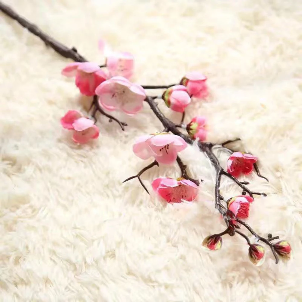 Simulation Plum Cherry Blossoms Artificial Silk Flowers Flores Branch Table Living Room Decor DIY Wedding Party Home Decoration
Simulation Plum Cherry Blossoms Artificial Silk Flowers Flores Branch Table Living Room Decor DIY Wedding Party Home Decoration