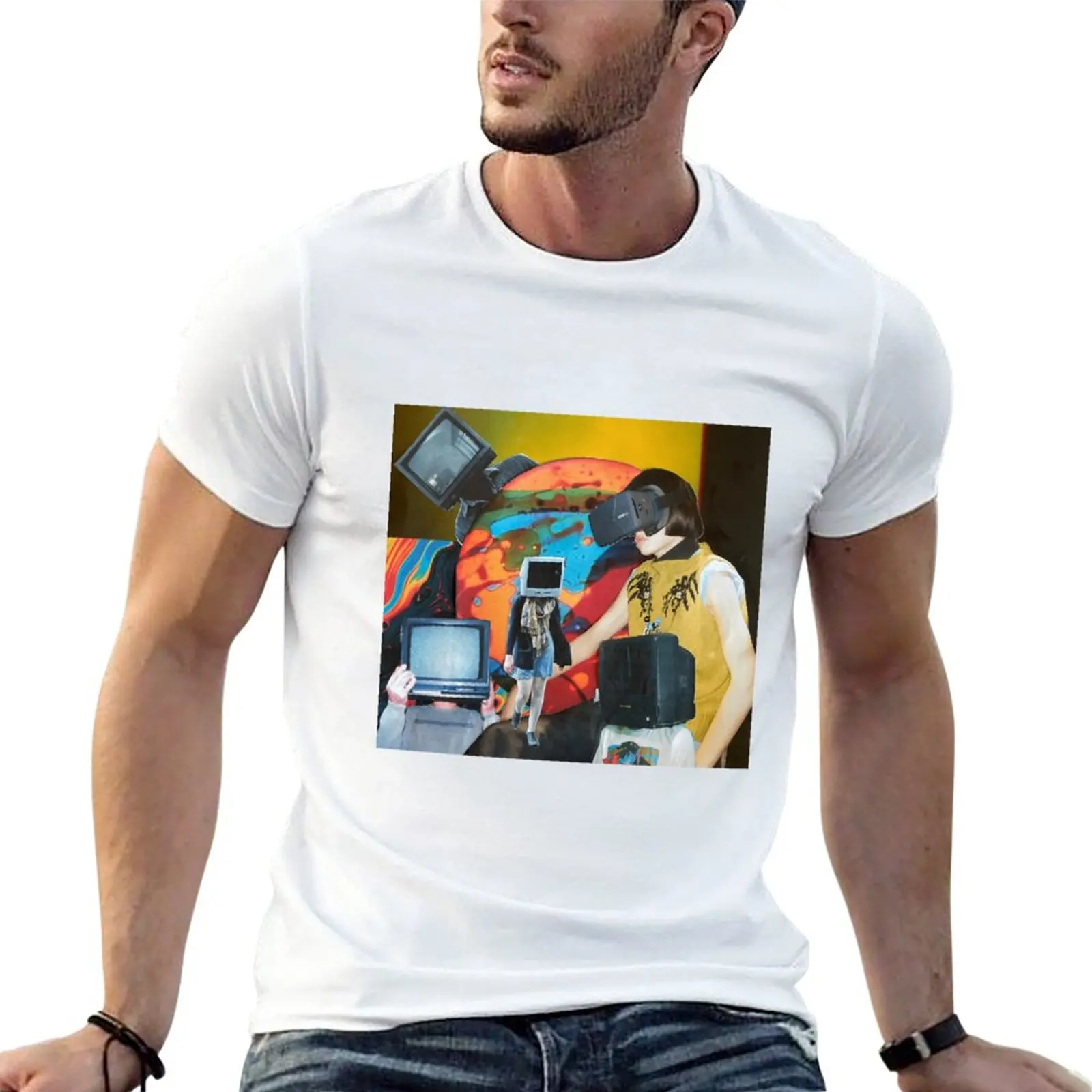 Television T-Shirt sweat shirt sports fans vintage clothes plus sizes slim fit t shirts for men 
Television T-Shirt sweat shirt sports fans vintage clothes plus sizes slim fit t shirts for men