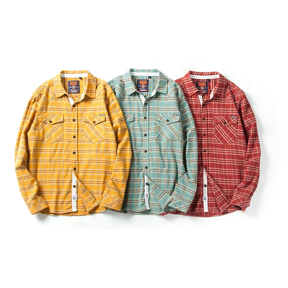 2022 Men Casual Plaid Flannel Shirt Long-Sleeved New Autumn Clothes Tops Long Shirt Chest Outwea Pocket Design Printed-Button
2022 Men Casual Plaid Flannel Shirt Long-Sleeved New Autumn Clothes Tops Long Shirt Chest Outwea Pocket Design Printed-Button