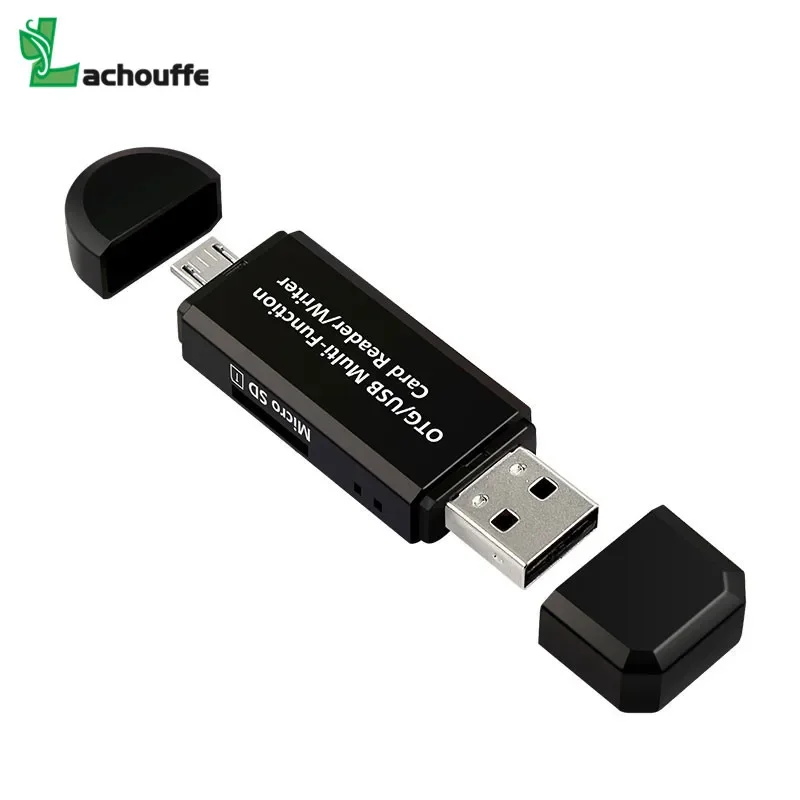 

Micro USB OTG 2 in 1 USB 2.0 Adapter SD Card Reader For Android Phone Tablet PC Memery Cards Reading Device microsd reader