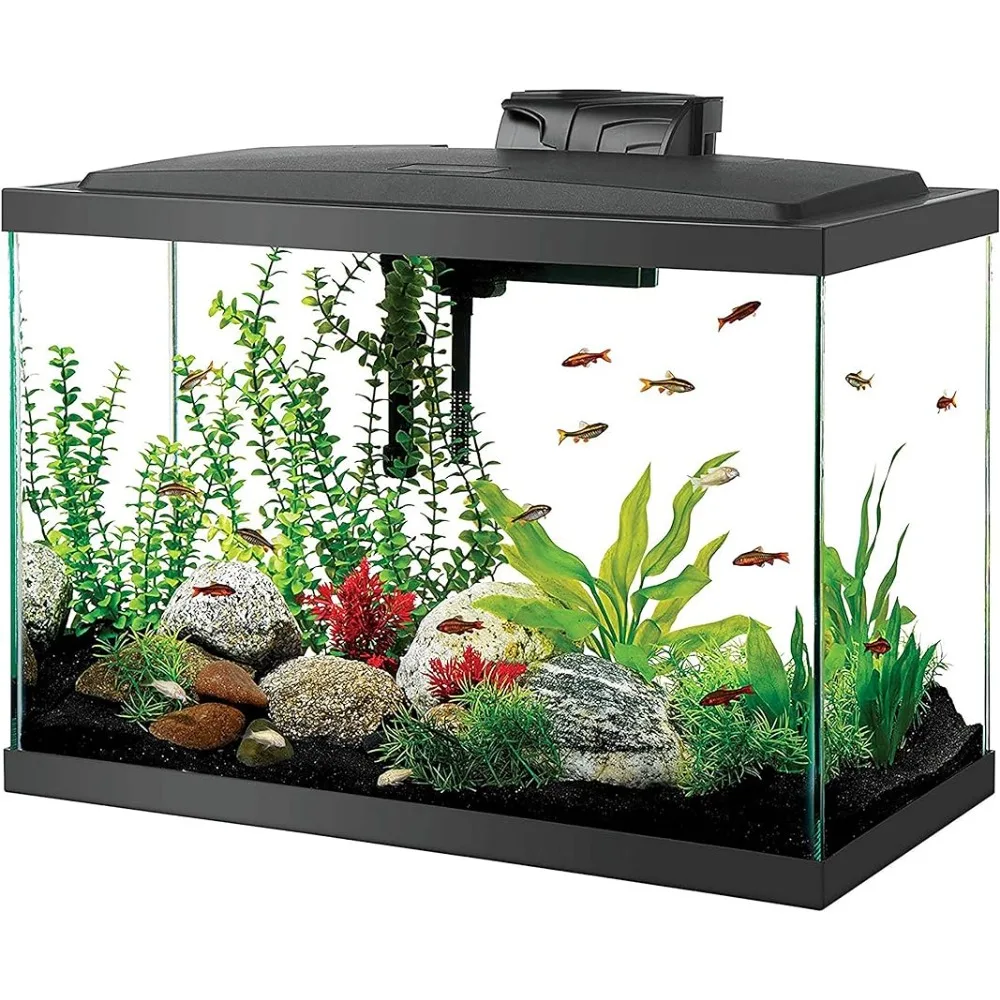 Fish Aquarium Aquarium Fish Tank Starter Kit With LED Lighting 20 Gallon High Fish Tank Fishbowl Aquatic Pet Supplies Products
Fish Aquarium Aquarium Fish Tank Starter Kit With LED Lighting 20 Gallon High Fish Tank Fishbowl Aquatic Pet Supplies Products
