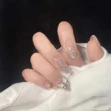 24Pcs Extra Long Coffin False Nail Press on Nails Ballerina Butterfly Full Cover Fake Nails with Press Glue Mixed Style Designed
24Pcs Extra Long Coffin False Nail Press on Nails Ballerina Butterfly Full Cover Fake Nails with Press Glue Mixed Style Designed