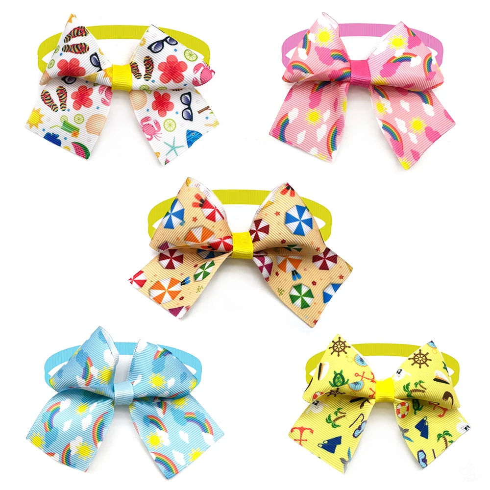 10pcs Summer Pet Dog Bowtie Pet Bow Tie Beach Cat Puppy Grooming Bows for Small Dogs Holiday Pets Collar Dog Cats Accessories
10pcs Summer Pet Dog Bowtie Pet Bow Tie Beach Cat Puppy Grooming Bows for Small Dogs Holiday Pets Collar Dog Cats Accessories