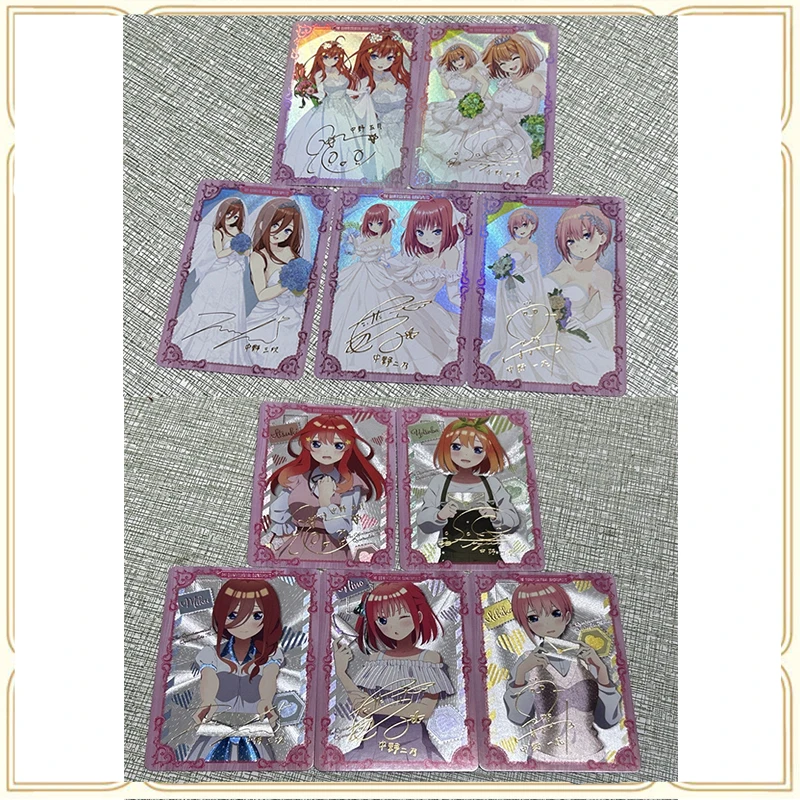 

Anime Goddess Story Quintuplets DIY ACG Sexy Card Nakano Nino Ichika Miku Collectible Card Christmas Birthday Present